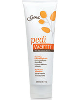 A closer look on Gena Invigorating warming pedi warm foot Scrub with printed graphics and detailed text